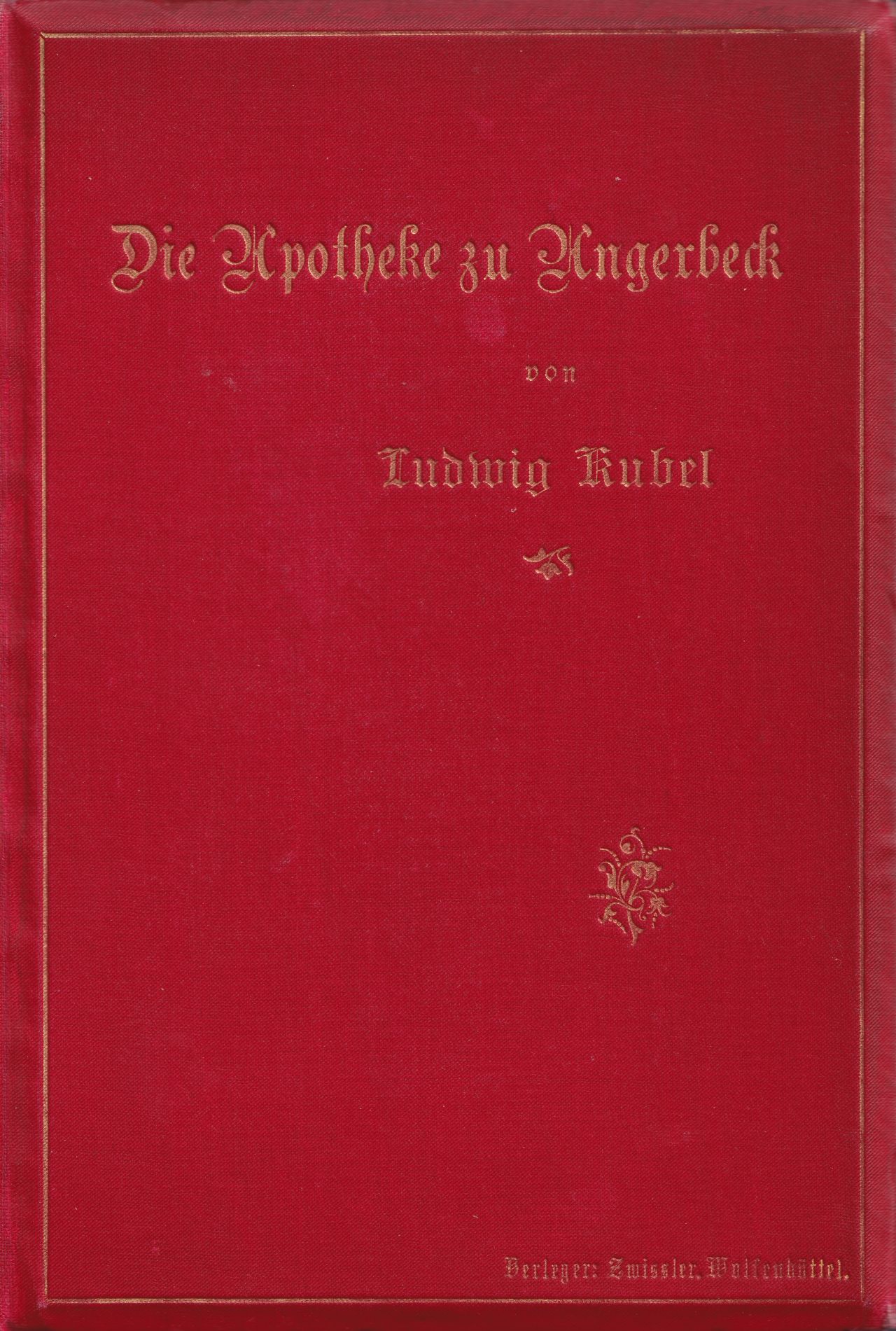 Einband des Buches „Die Apotheke zu Angerbeck“